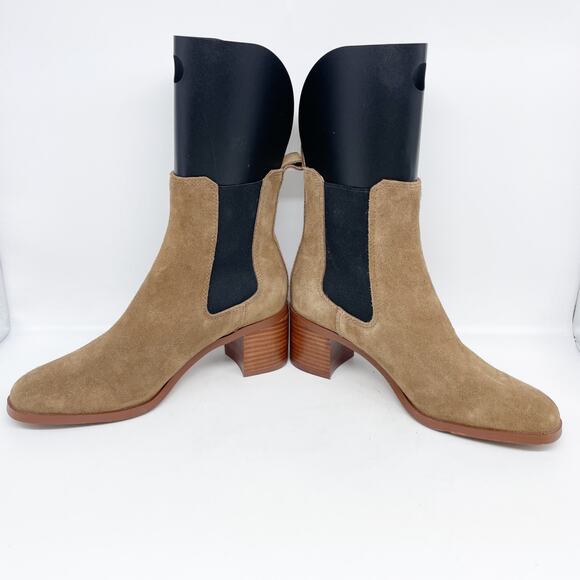 Steve Madden Women’s Rhiannon Chelsea Boot Cognac Suede Size 7.5M - Picture 6 of 12